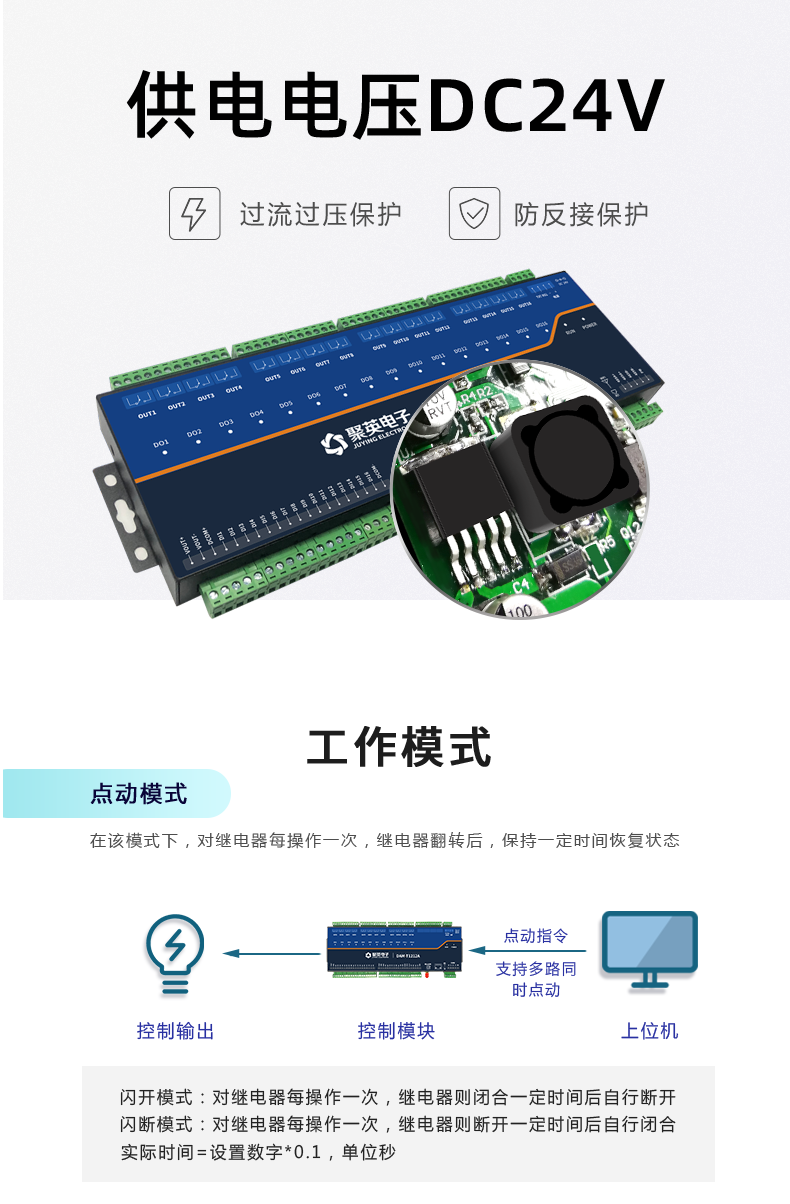 云平臺 DAM1616A-MT 遠程數采控制器工作模式