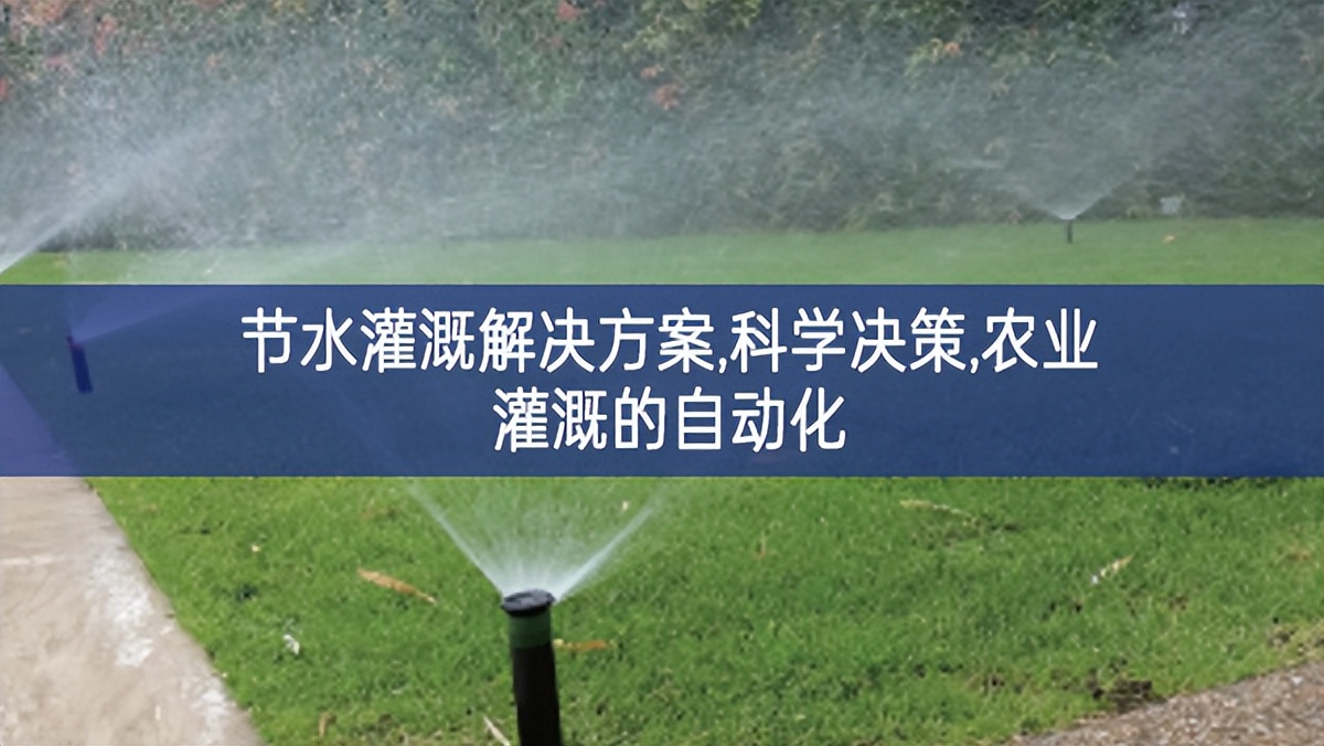 「智能水務」節(jié)水灌溉解決方案,科學決策,農(nóng)業(yè)灌溉的自動化