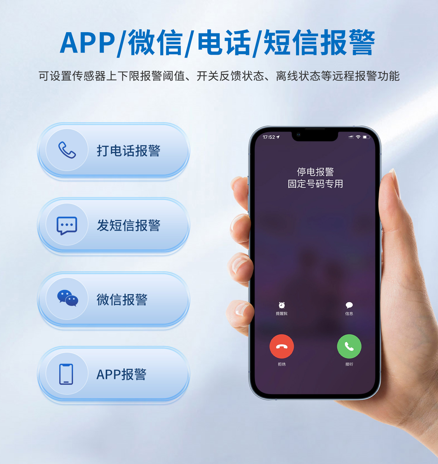 多方式預(yù)警、通知