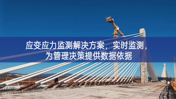 　應(yīng)變應(yīng)力監(jiān)測解決方案，實時監(jiān)測，為管理決策提供數(shù)據(jù)依據(jù)