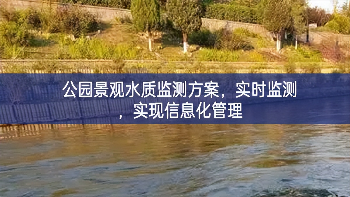 公園景觀水質(zhì)監(jiān)測方案，實時監(jiān)測，實現(xiàn)信息化管理