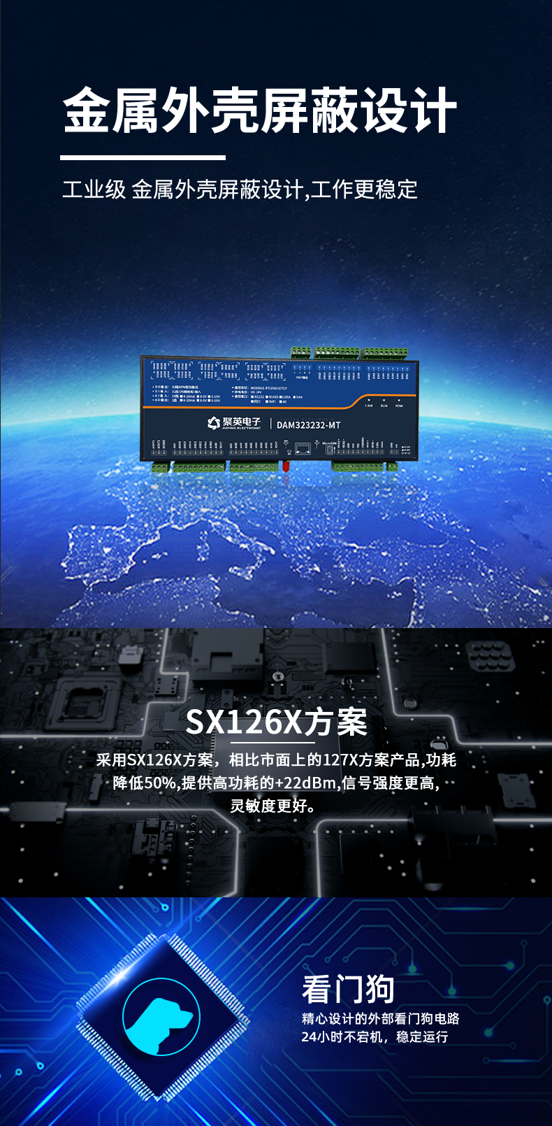LoRa323232-MT LoRa無線測(cè)控模塊設(shè)計(jì)特點(diǎn)