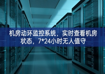 機房動環(huán)監(jiān)控系統(tǒng)，實時查看機房狀態(tài)，7*24小時無人值守