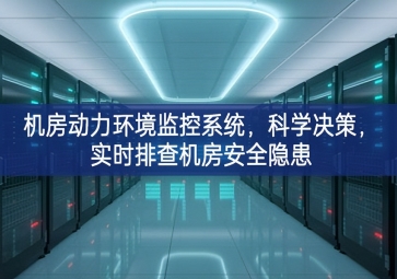 機(jī)房動(dòng)力環(huán)境監(jiān)控系統(tǒng)，科學(xué)決策，實(shí)時(shí)排查機(jī)房安全隱患
